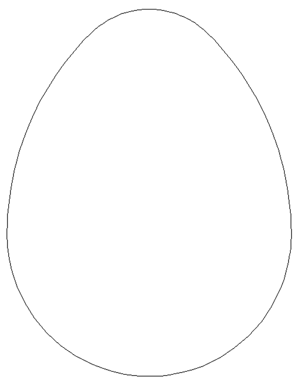 Easter Egg Template Printable