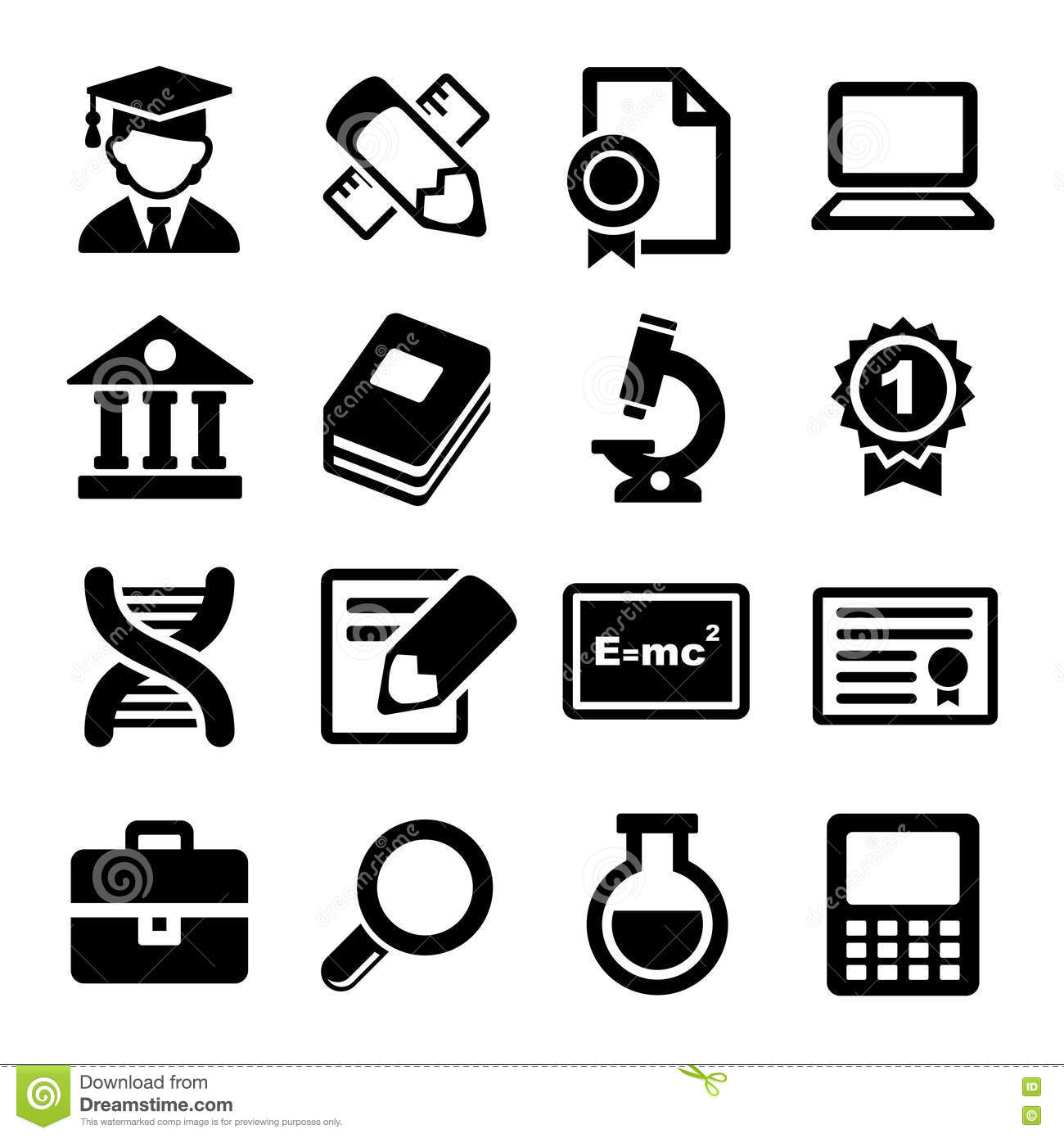 17 Learning Icons Vector Images
