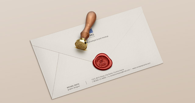 Envelope Wax Seal Stamp