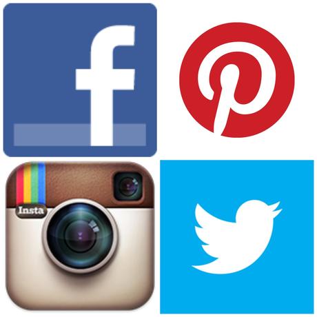 Facebook Twitter Instagram Icons