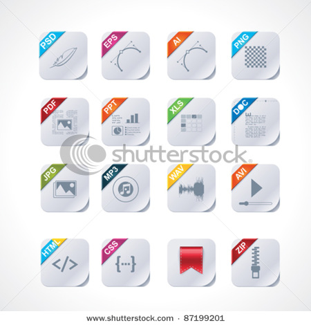 File Type Icons Vector Free