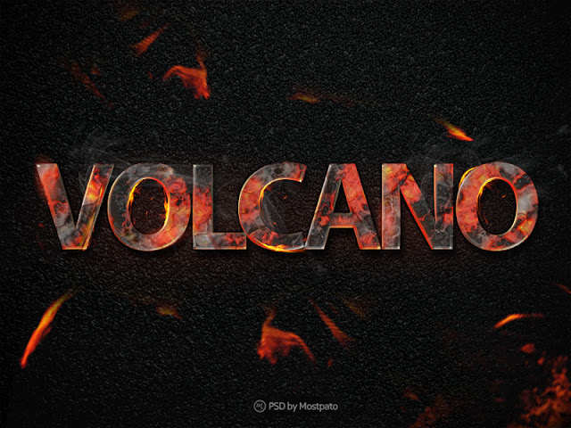 Fire Text Effect Photoshop