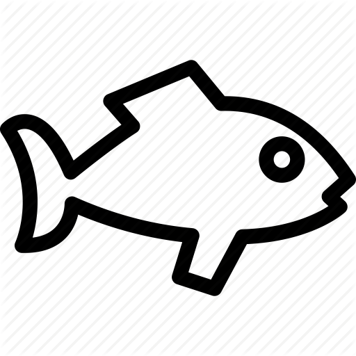 Fish Outline Icon