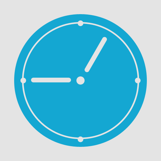 Flat Clock Icon