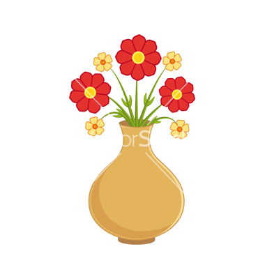 Flower Vase Vector