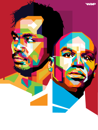 Floyd Mayweather Manny Pacquiao Art