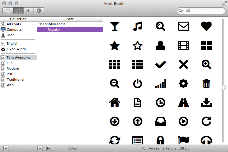 Font Awesome Icons