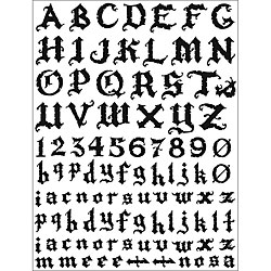 Font Pirate Alphabet Letters