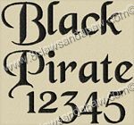 Font Pirate Alphabet Letters