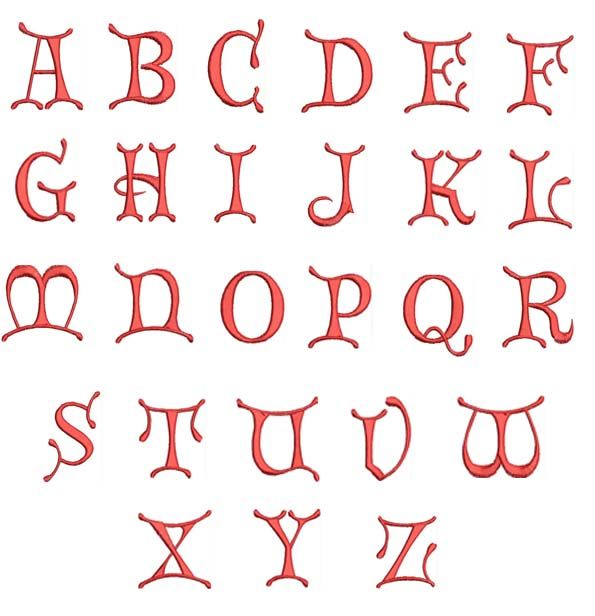 Font Pirate Alphabet