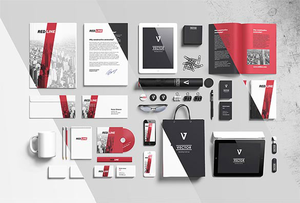 Free Branding Mockup Graphic Design Studio