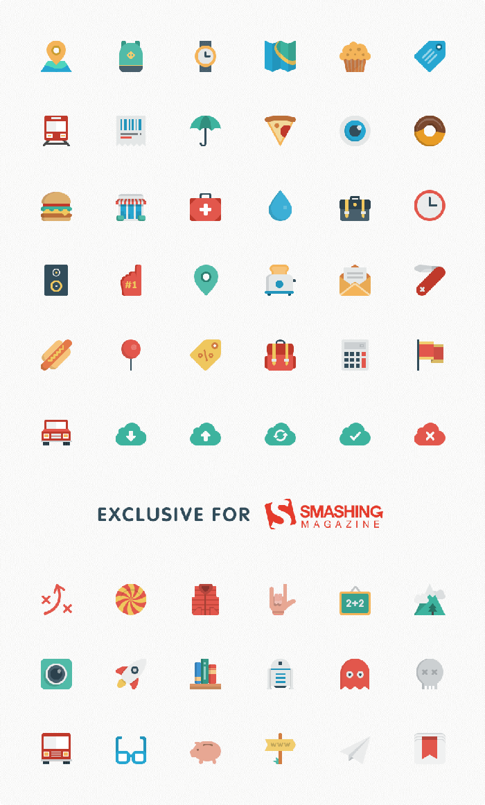 Free Business Icons Set Flat