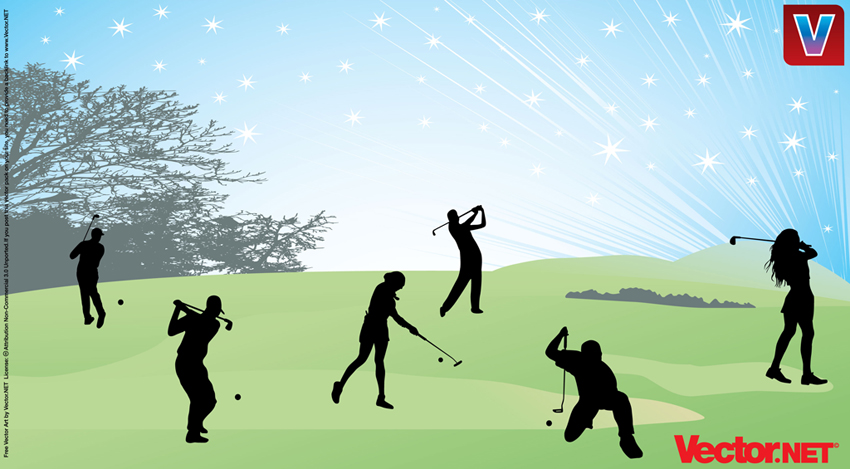 17 Golf Vector Art Images