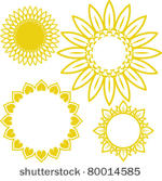 Free Sunflower Border Clip Art