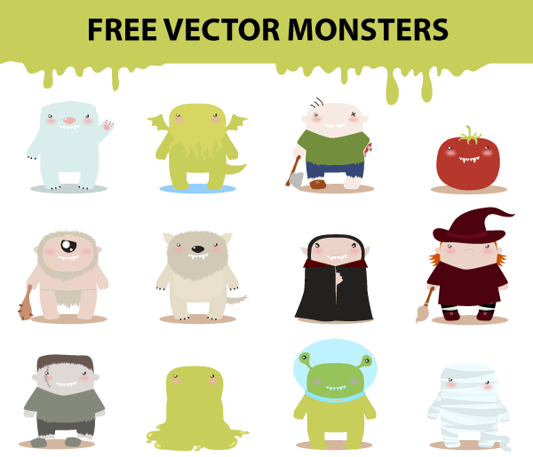 Free Vector Art Cartoon Characters
