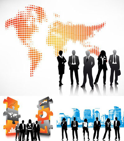 Free Vector Business People Clip Art