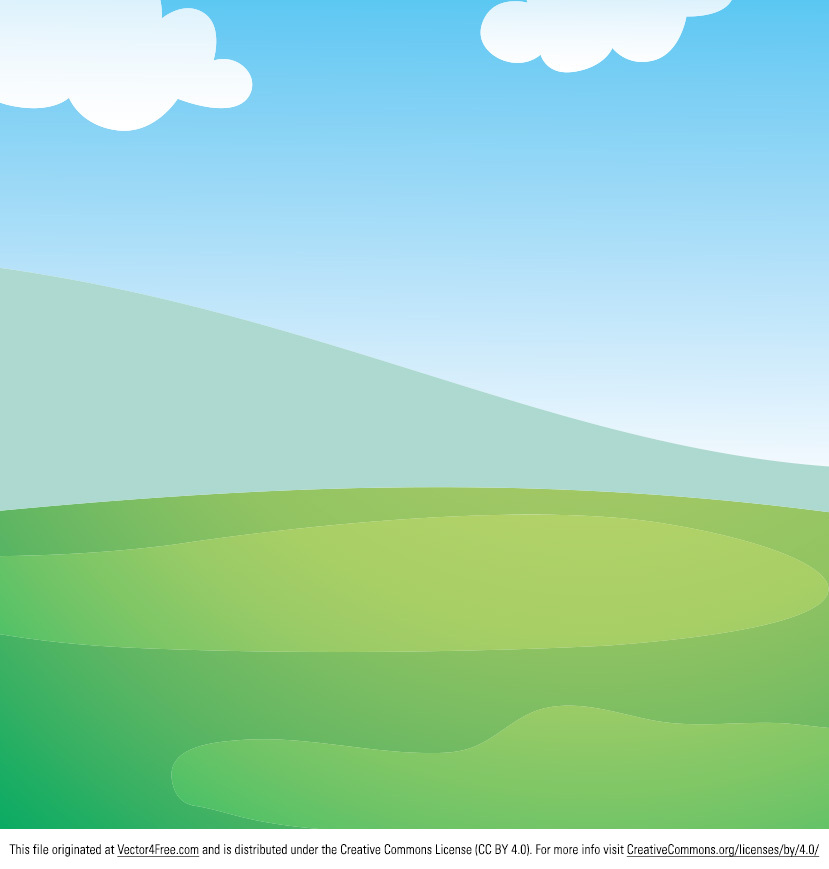 Free Vector Cartoon Landscape