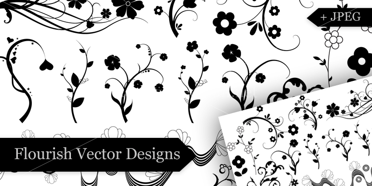 Free Vector Flourish Designs