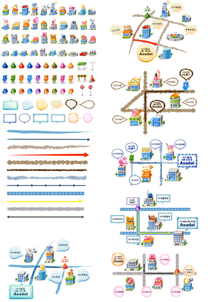 Free Vector Map Icons