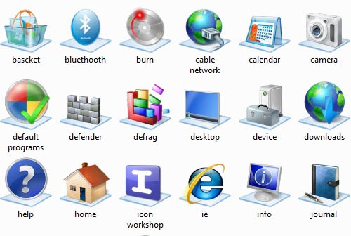 10 Windows 7 Icon Set Images