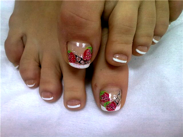 French Pedicure Design Ideas