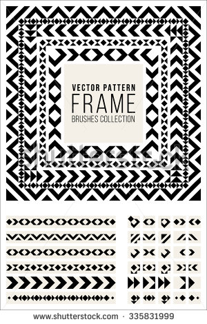 Geometric Scroll Vector Art