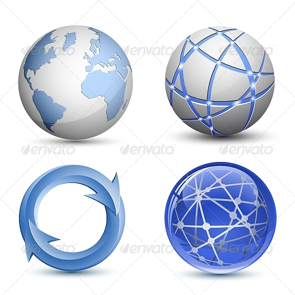 Globe Icon Vector Free