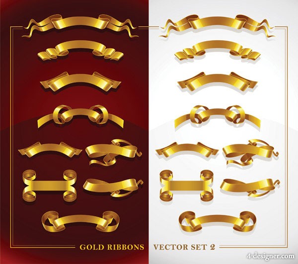Gold Ribbon Clip Art Free