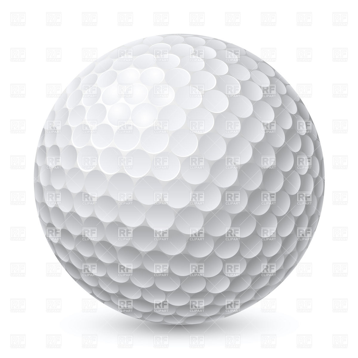 Golf Ball Vector Free