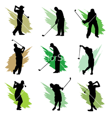 Golf Silhouette Free Vector Clip Art