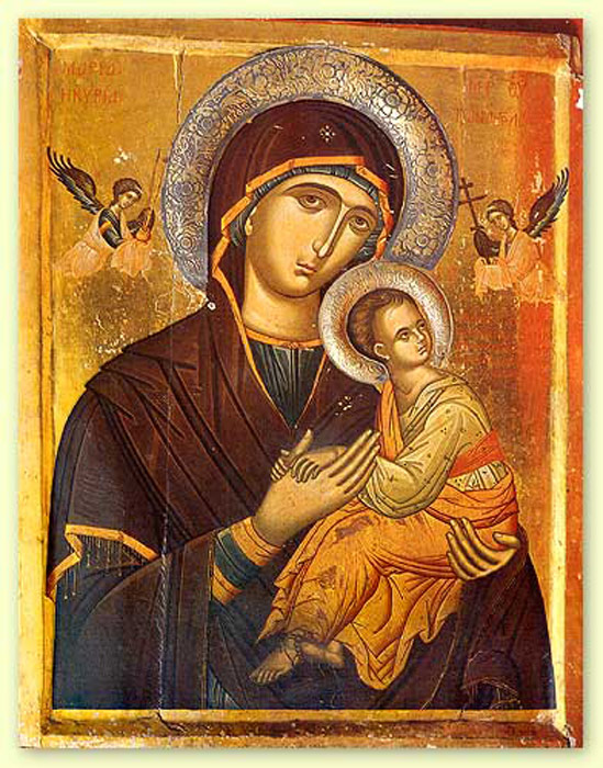 Greek Orthodox Mary and Jesus