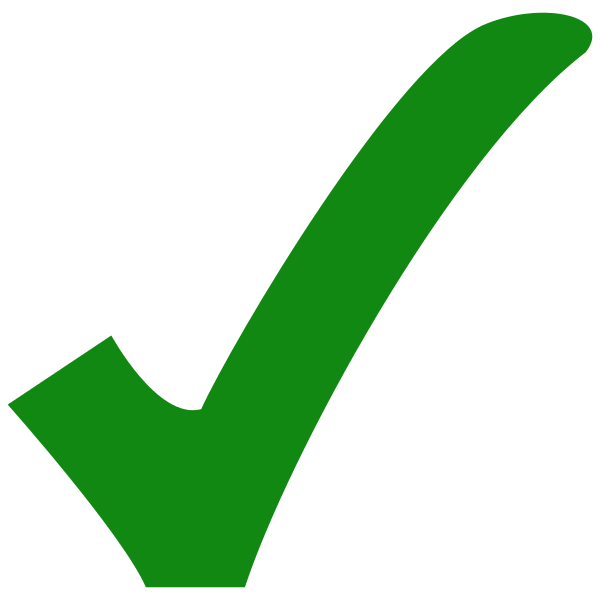 Green Check Mark Icon