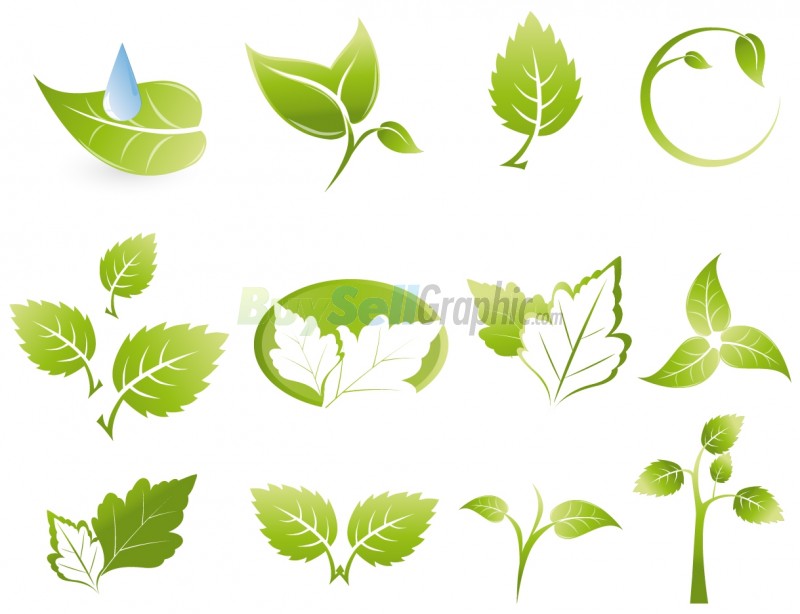 Green Leaf Icon Green Leaf Icon