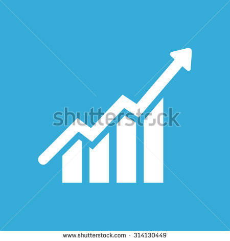 Growth Chart Icon Growth Chart Icon