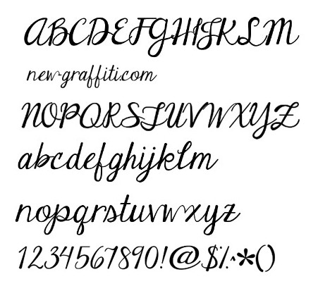 Handwriting Font Styles Alphabet Handwriting Font Styles Alphabet