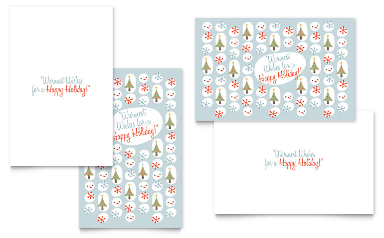 Happy Holiday Card Templates