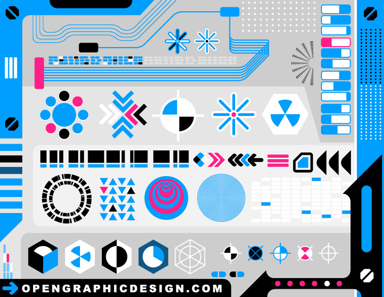 High-Tech Graphics Vector High-Tech Graphics Vector