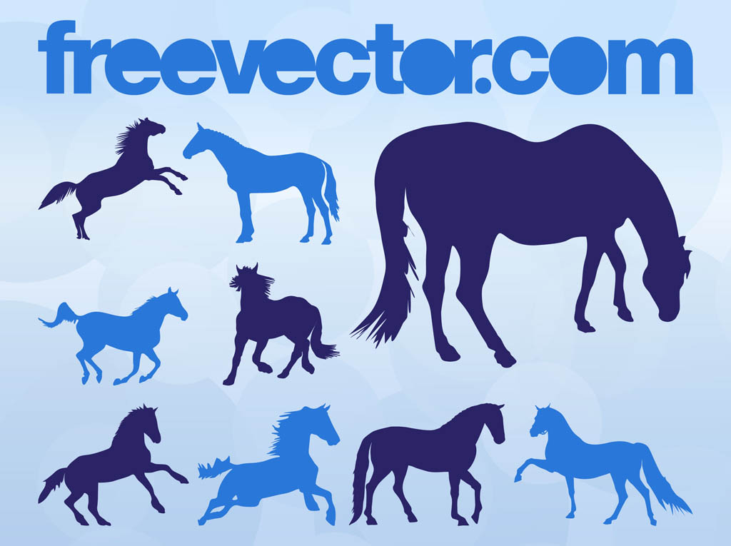 Horse Silhouette Vectors