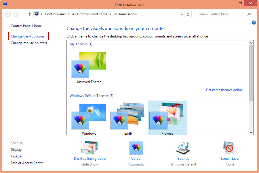 How to Put On My Computer Windows 8 Desktop