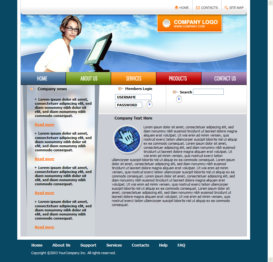 HTML Website Templates Free Download