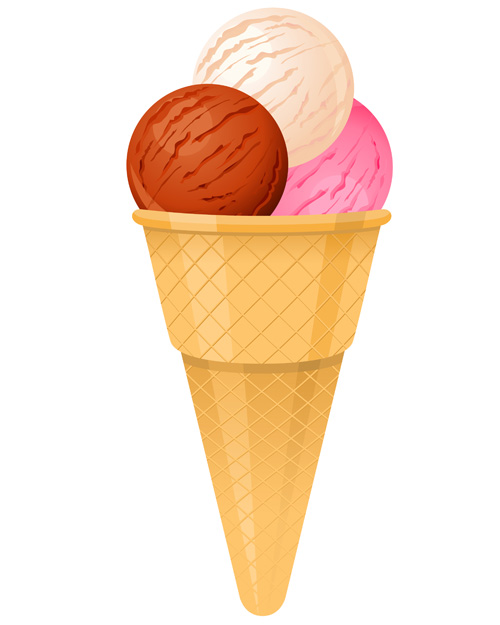 Ice Cream Vector Free