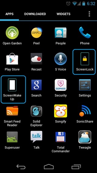 Icon On Android Screen Locks