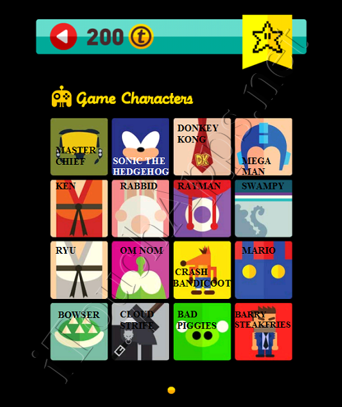 Icon Pop Quiz Answers Game Characters