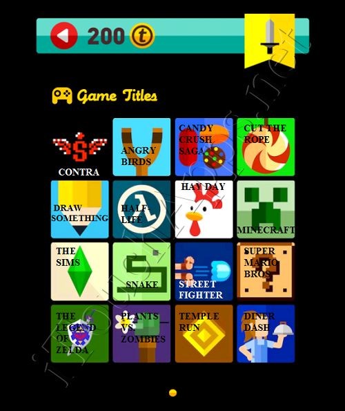 Icon Pop Quiz Game Titles