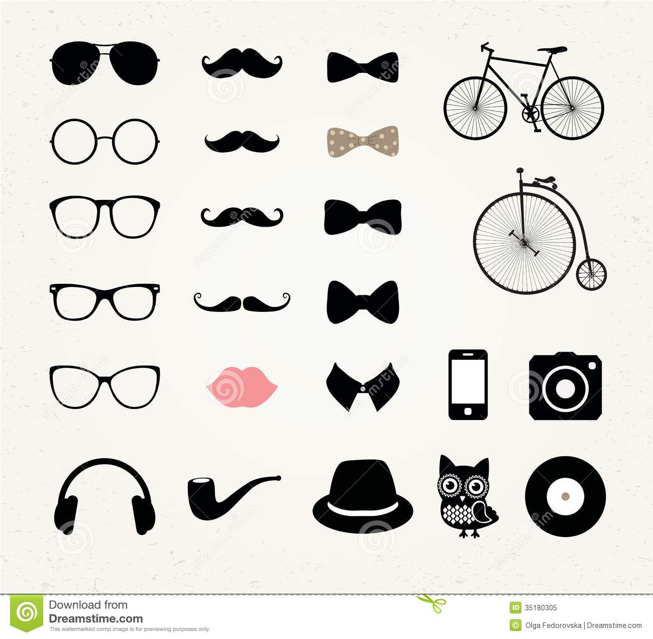 Icon Vector Hipster