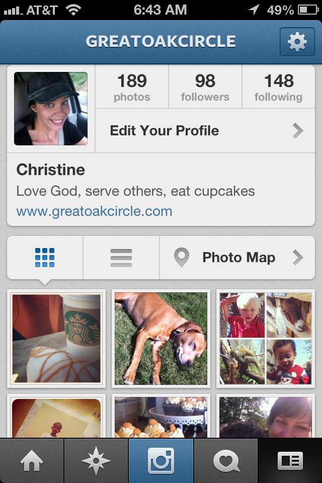 Instagram Profile Page