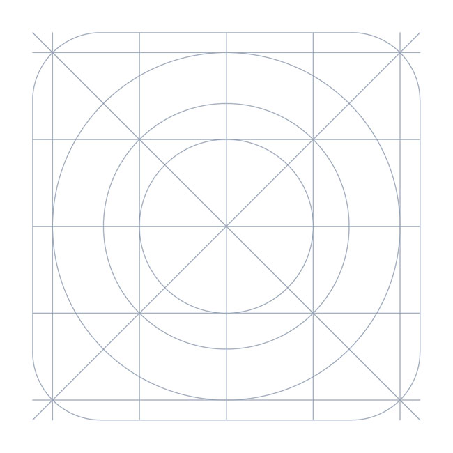 iOS 7 Icon Grid
