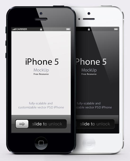 iPhone 5 Template