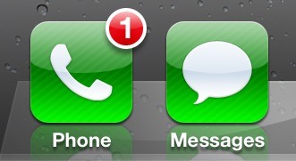 iPhone Text Message Notification Icon