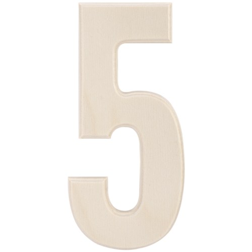 Large Font Western Numbers 2 5